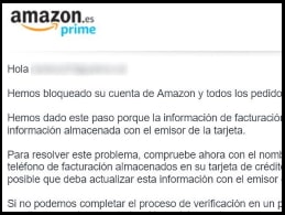 Phishing a Amazon