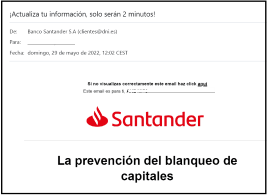Phishing al Banco Santander